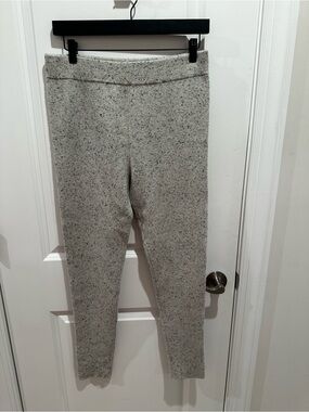 Club Monaco Cozy Heathered Gray Kids Knit Leggings Large